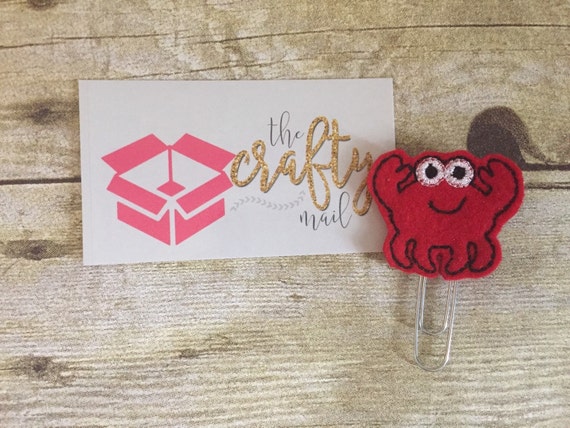 Crab Paper Clip/Bookmark