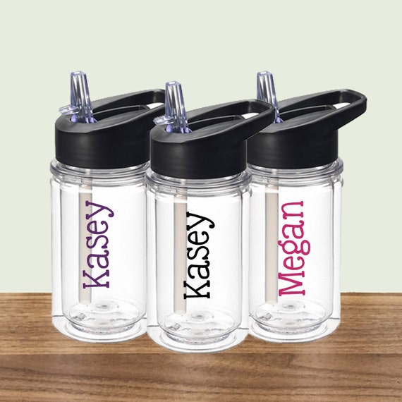 Personalized Water Bottle Kids Water Bottle Kids by DecoratedBliss
