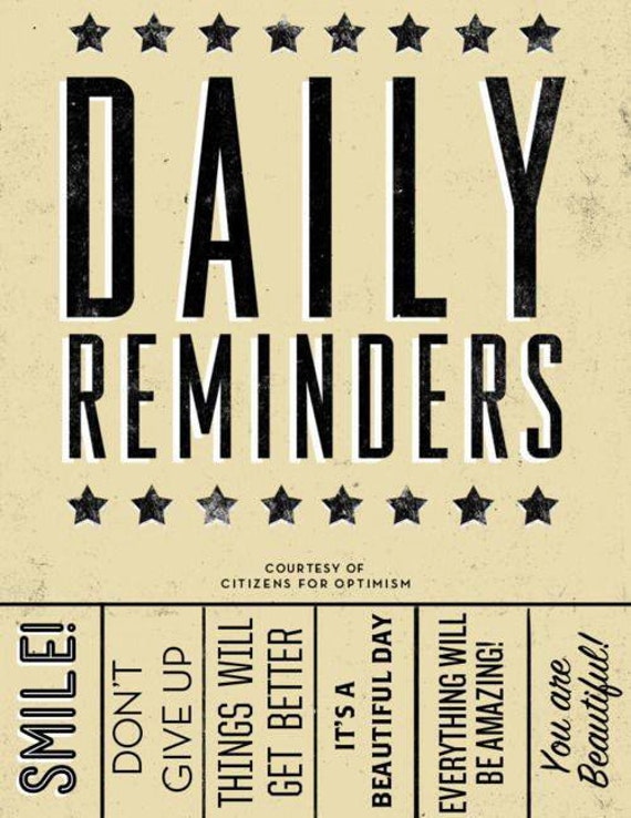 Refrigerator Daily Reminders by on Etsy
