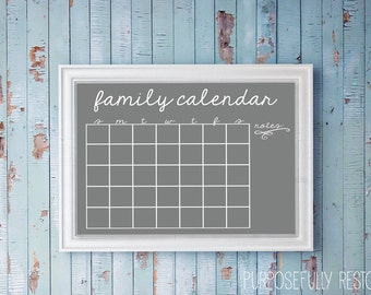 Framed Wall Calendar framed calendar | etsy Framed Wall Calendar framed calendar | etsy