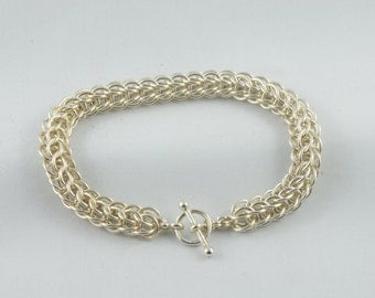 Sterling Silver Persian weave bracelet.