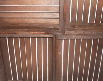 Large set of 4 srainrd Dark Walnut
