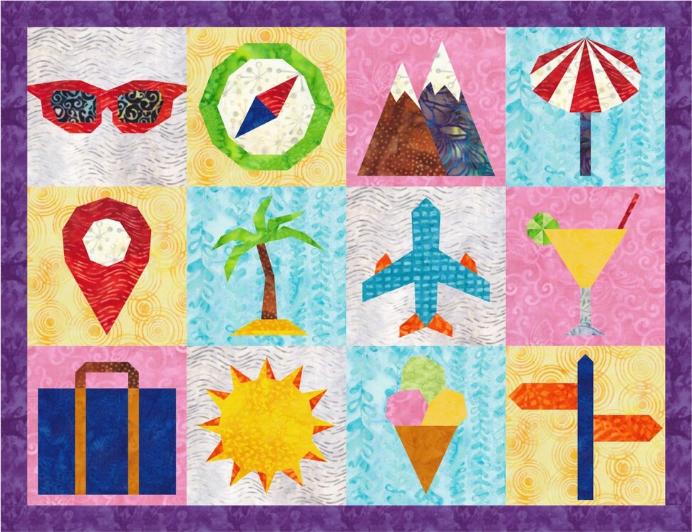travel quilt designs