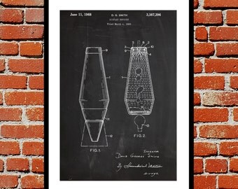 Lava Lamp Patent, Lava Lamp Poster, Lava Lamp Blueprint, Lava Lamp Print, Lava Lamp Art, Lava Lamp Decor