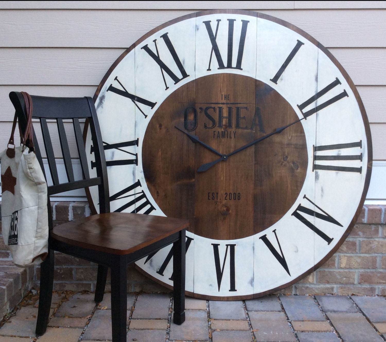 Large Wall Clock Custom Wall Clock Oversized by FunCoolWallClocks