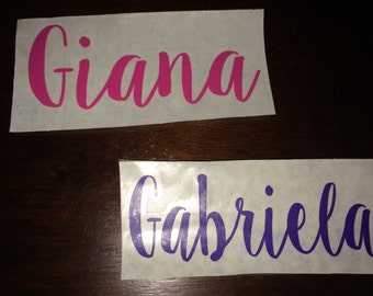 Any Name Decal - Personalized Yeti Decal - Vinyl Name Decal - Yeti Name Decal - Car Decal - Laptop Decal - Food Thermos Decal
