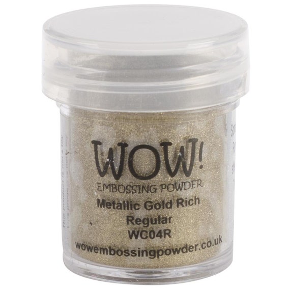 Wow WC04R Embossing Powder in Metallic Gold Rich Regular