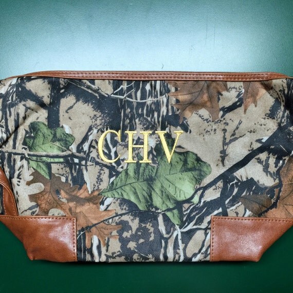 mens camouflage toiletry bag