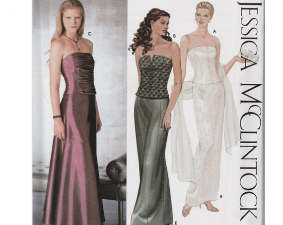  Prom  Dress  Pattern  Junior  Bridesmaid  Dress  SIMPLICITY sz 4 10