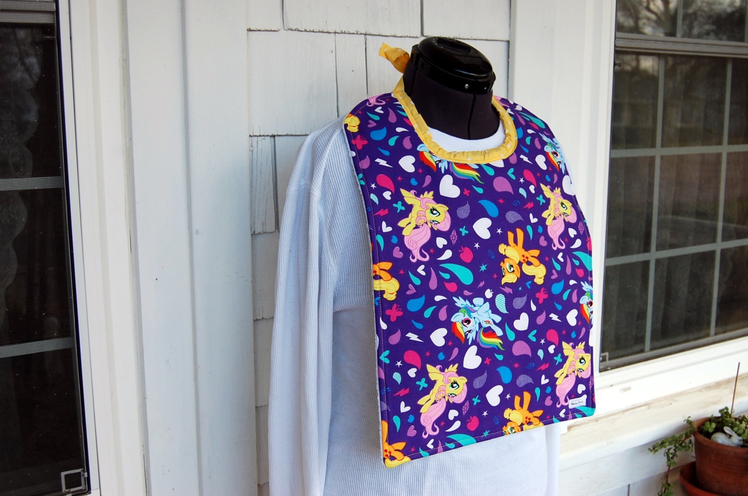My Little Pony Special Needs Bib Dribble Drool Bib Big Kids