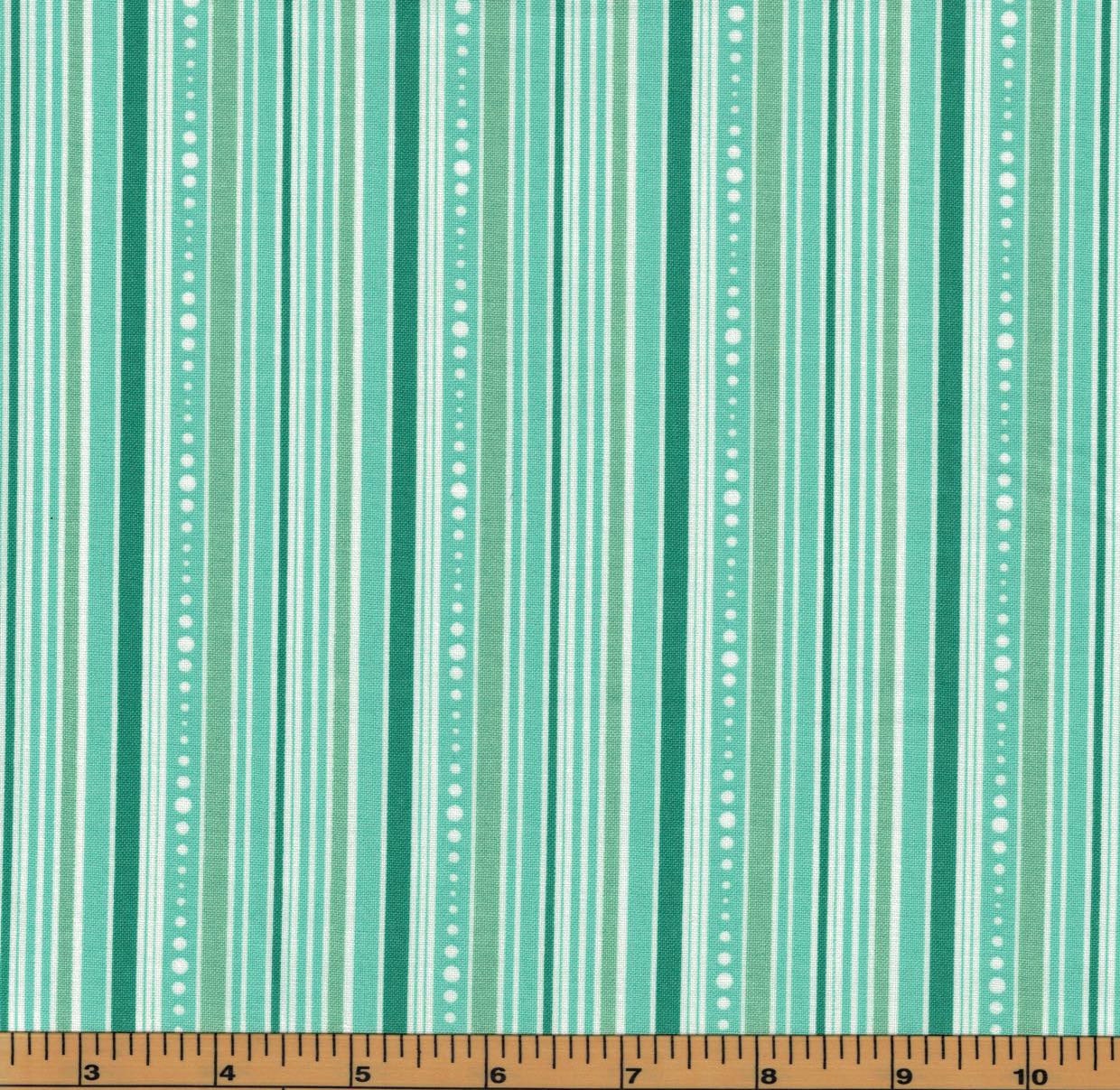 Green and White Stripes from the Kimberly's Garden Collection by