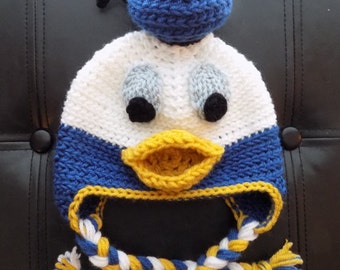 Donald Duck 8.5 inches PDF amigurumi crochet pattern