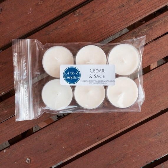 Soy Tea Lights Soy Tealights Tea Light Candles by AtoZCandles