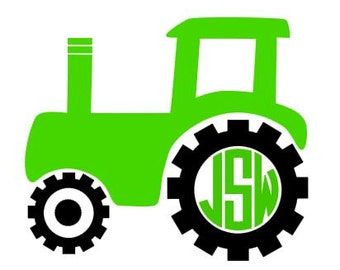 Download Items similar to Lilly Tractor Monogram Decal on Etsy