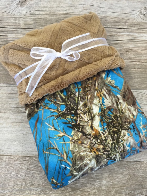 Baby Blanket Camo Minky Baby Blanket True Timber Camouflage