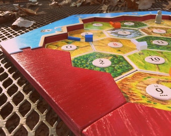 Catan Game Border-magnetic, handmade, high-quality, customizable