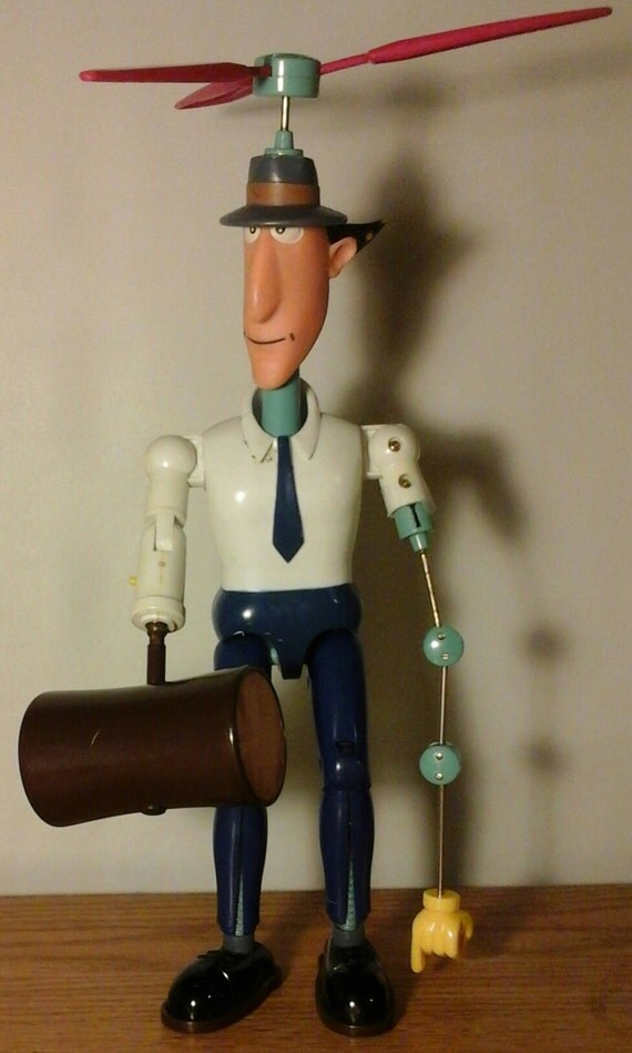Vintage 1983 Inspector Gadget Toy