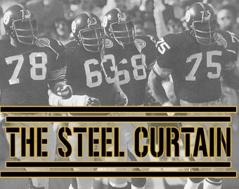 Steelers Wall Art steel curtain | etsy Steelers Wall Art steel curtain | etsy