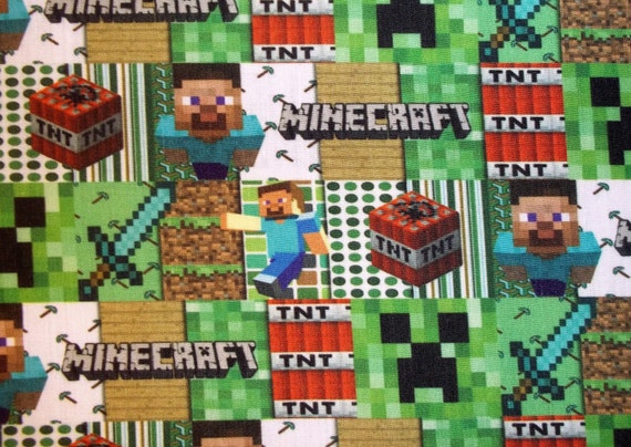Minecraft Fabric 56 Inch Width Cotton-Poly by ...
