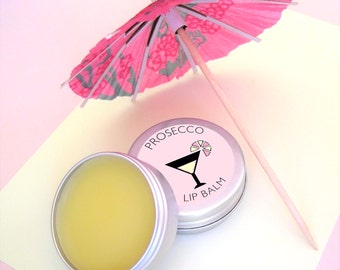 PROSECCO LIP BALM, Gift for Her, Wedding Favour, Hen Party Favour, Bridesmaid Gift, Hen Party Bag, Personalised Wedding Favor, Birthday Gift