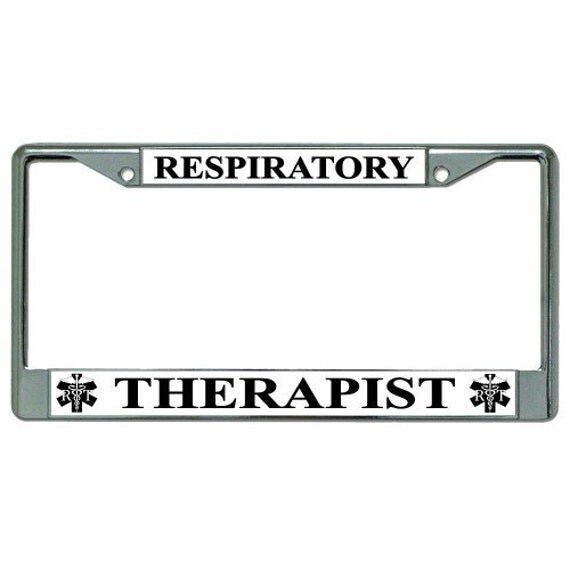 Respiratory Therapist Photo License Plate Frame LPO1934
