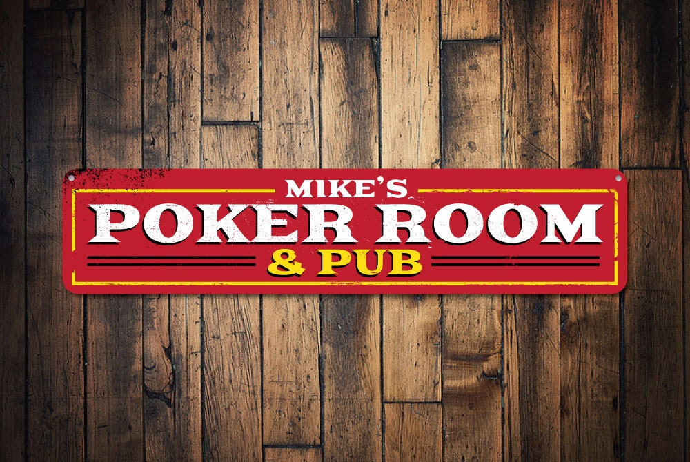 Poker signs for room