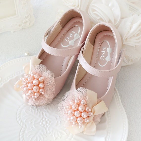 Light Pink Girls Shoes Toddler Flower Girl Shoes Youth Girl