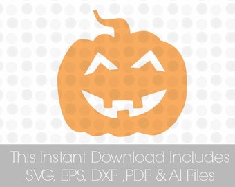 Pumpkin svg, Monogram, SVG, Pdf, DXF, EPS, Ai, , Vinyl cutting file | Silhouette Cameo & Cricut Design Space, Split Pumpkin Monogram
