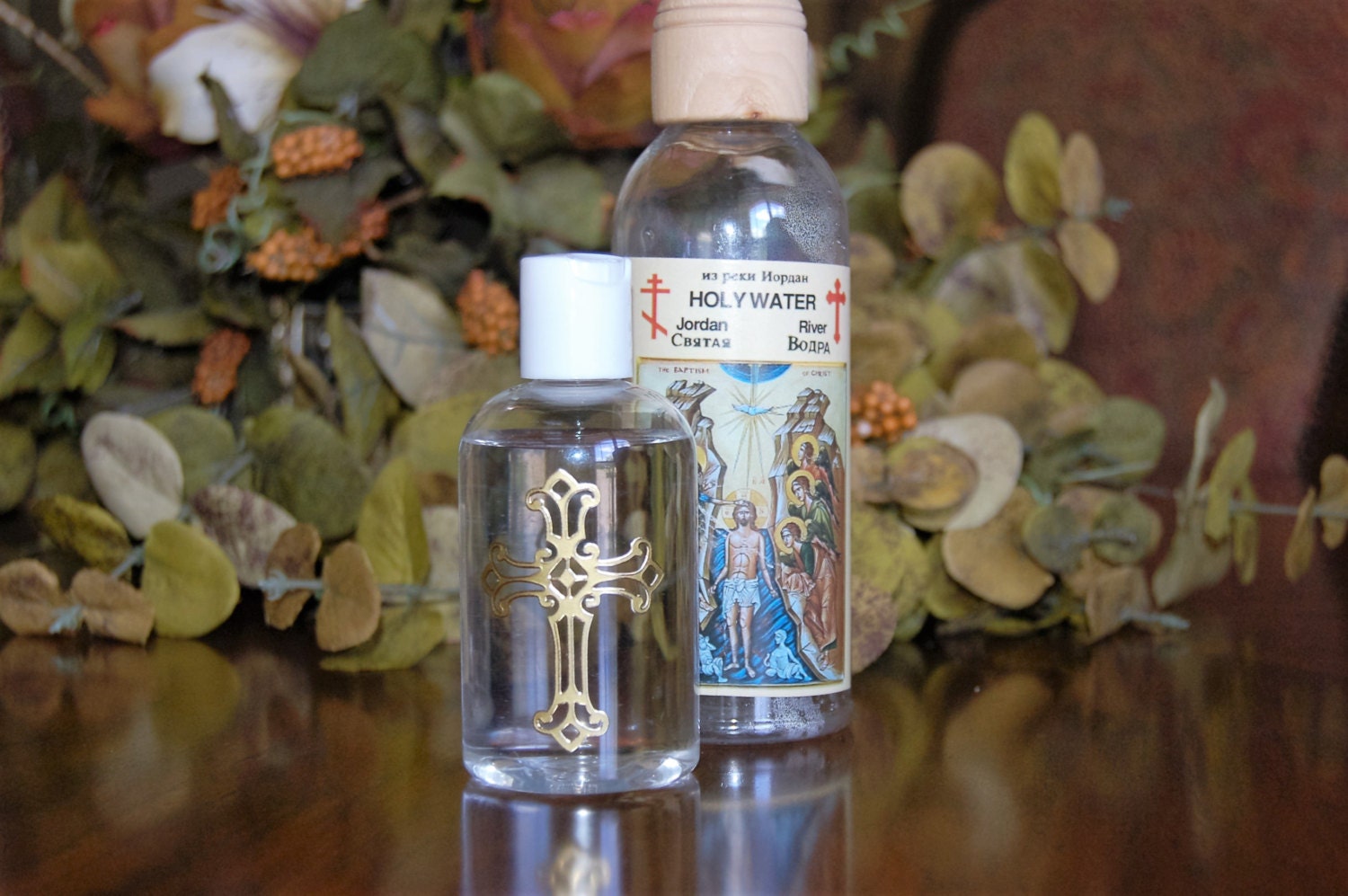 BLESSED HOLY WATER from the River Jordan in the Holy Land.