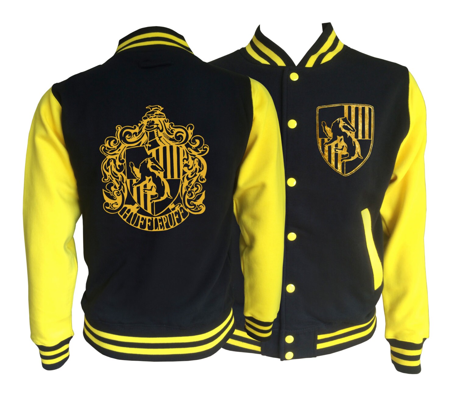 Vintage style Harry potter Inspired Hufflepuff House varsity