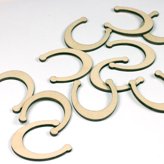 Wooden Mini Horse Shoe Table Confetti Table Confetti Horse