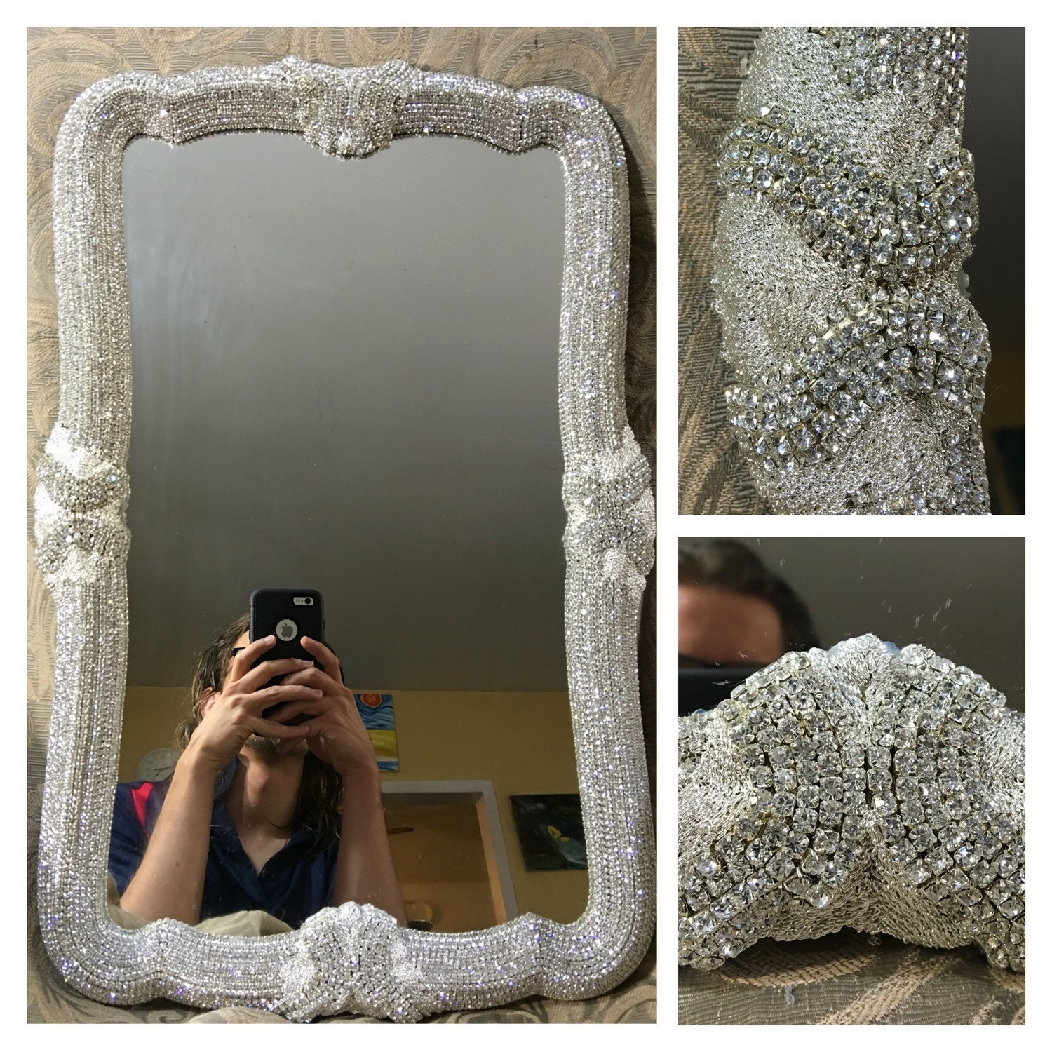 Mirror / Crystal Mirror / Rhinestone mirror / Bling mirror