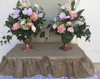 Wedding Altar Silk Flower Arrangements Floral Display Centerpiece