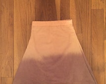 Denim Dip Dye Maxi Skirt