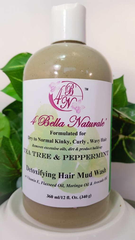 Detoxifying Hair Mud Wash Handcrafted Natural Organic