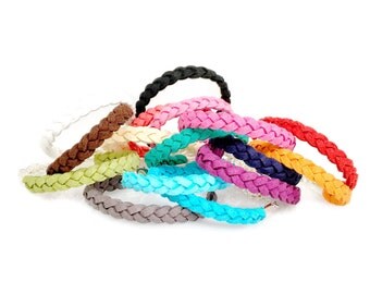 Little Leather Bracelets / Baby Bracelets/ Essential Oil Diffusers Bracelet / Kids Essential Oil Jewlery /