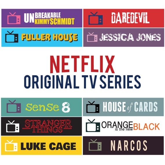 Netflix Original TV Series Sticker Planner
