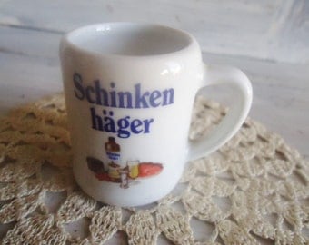 Miniature porcelain a beer mug, collector's a beer mug