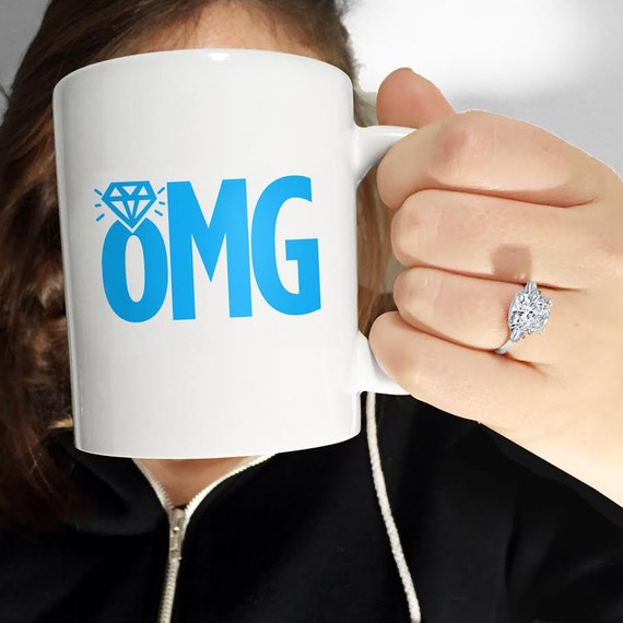 Engagement Gift OMG Mug by HappyBoxStore on Etsy