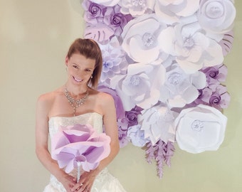 Paper Flower Wall Backdrop