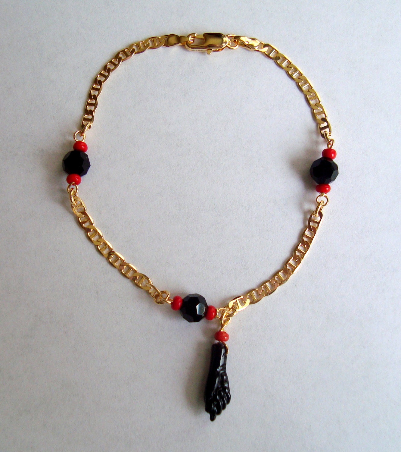 Azabache bracelet for adult 7.5 /Pulsera de azabache by AVENTUS8