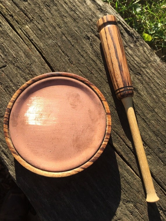 Zebra Wood Turkey Pot Call by MitchsWorkshop on Etsy