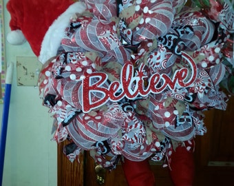 Believe Christmas Wreath