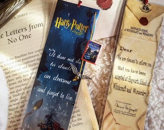 Harry Potter and the philosopher's stone bookmark - Handmade