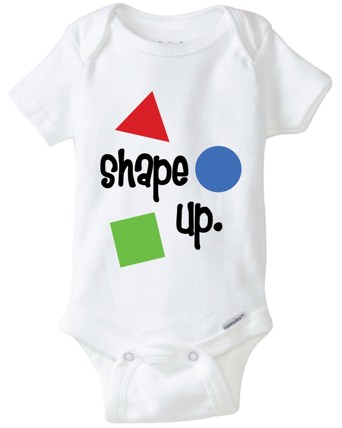 Download Shape Up Baby Onesie Design SVG DXF EPS Vector files for