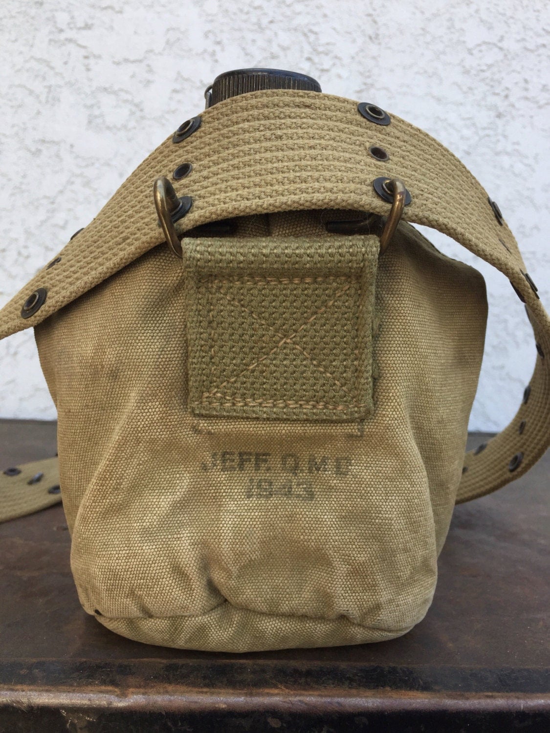 US Army Canteen with Cover and Belt Military Canteen Metal