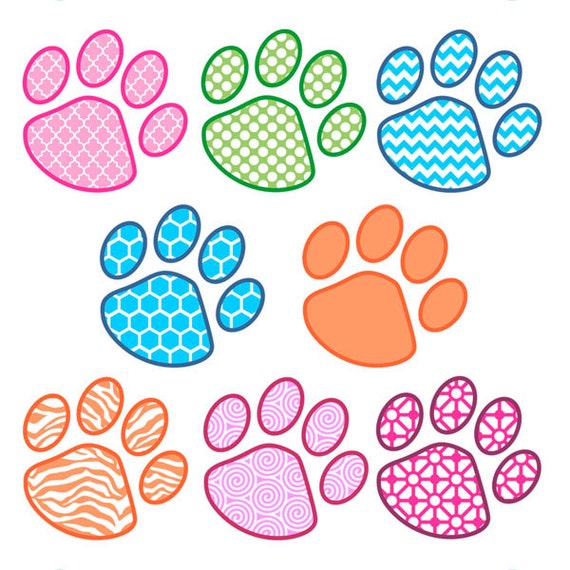 Download Paw Cub Prints Cuttable Designs SVG DXF EPS use with