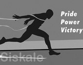 Pride Power Victory | PRINTABLE ARTWORK | Wall Art Printable Poster | Digital Image | Instant Download | Siskale Pride Power Victory | PRINTABLE ARTWORK | Wall Art Printable Poster | Digital Image | Instant Download | Siskale