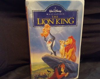 The Lion King VHS Movie Walt Disney Masterpiece Collection by