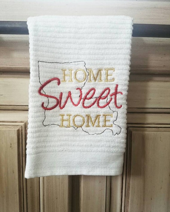 Louisiana Kitchen Towel Home Sweet Home Kitchen Towel